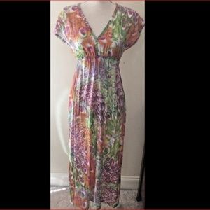 Agabhumi V Neck Empire Style Dress Size S/M